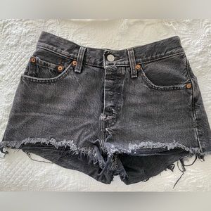 Black Levi Denim Short
